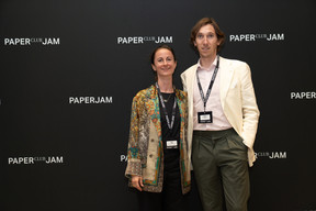 Jasna Ofak (Swisscanto Asset Management) and Simon Fourrier (AEW). (Photo: Janel Studio/Paperjam)