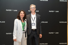 Marie Salvo (Utmost Group) and Marc Durante (Sogeti). (Photo: Janel Studio/Paperjam)