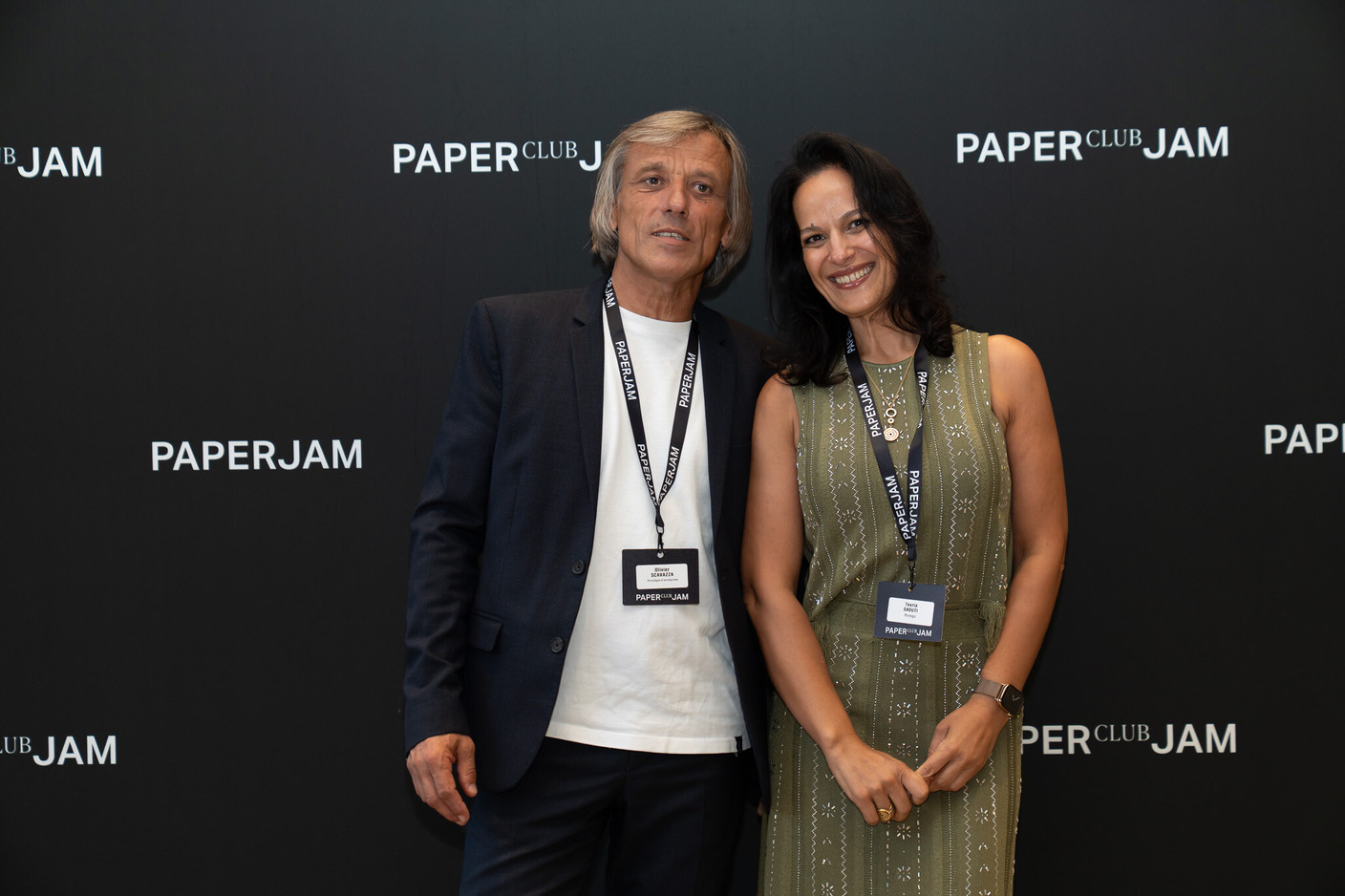 Olivier Scavazza (Corporate Benefits) and Touria Saouti (Portago). (Photo: Janel Studio/Paperjam)