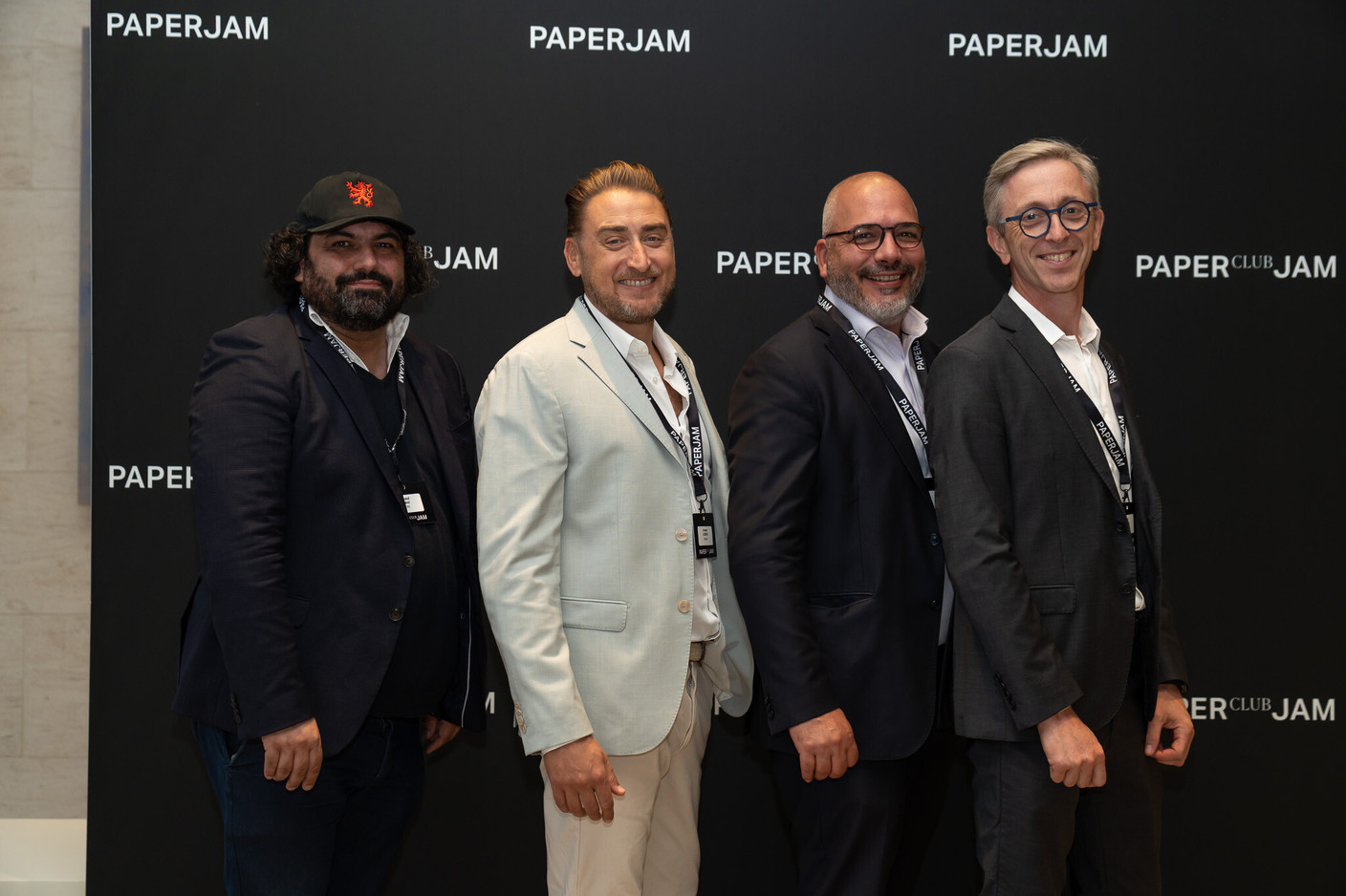 Armand Lebrun (Vanksen), second from the left. (Photo: Janel Studio/Paperjam)