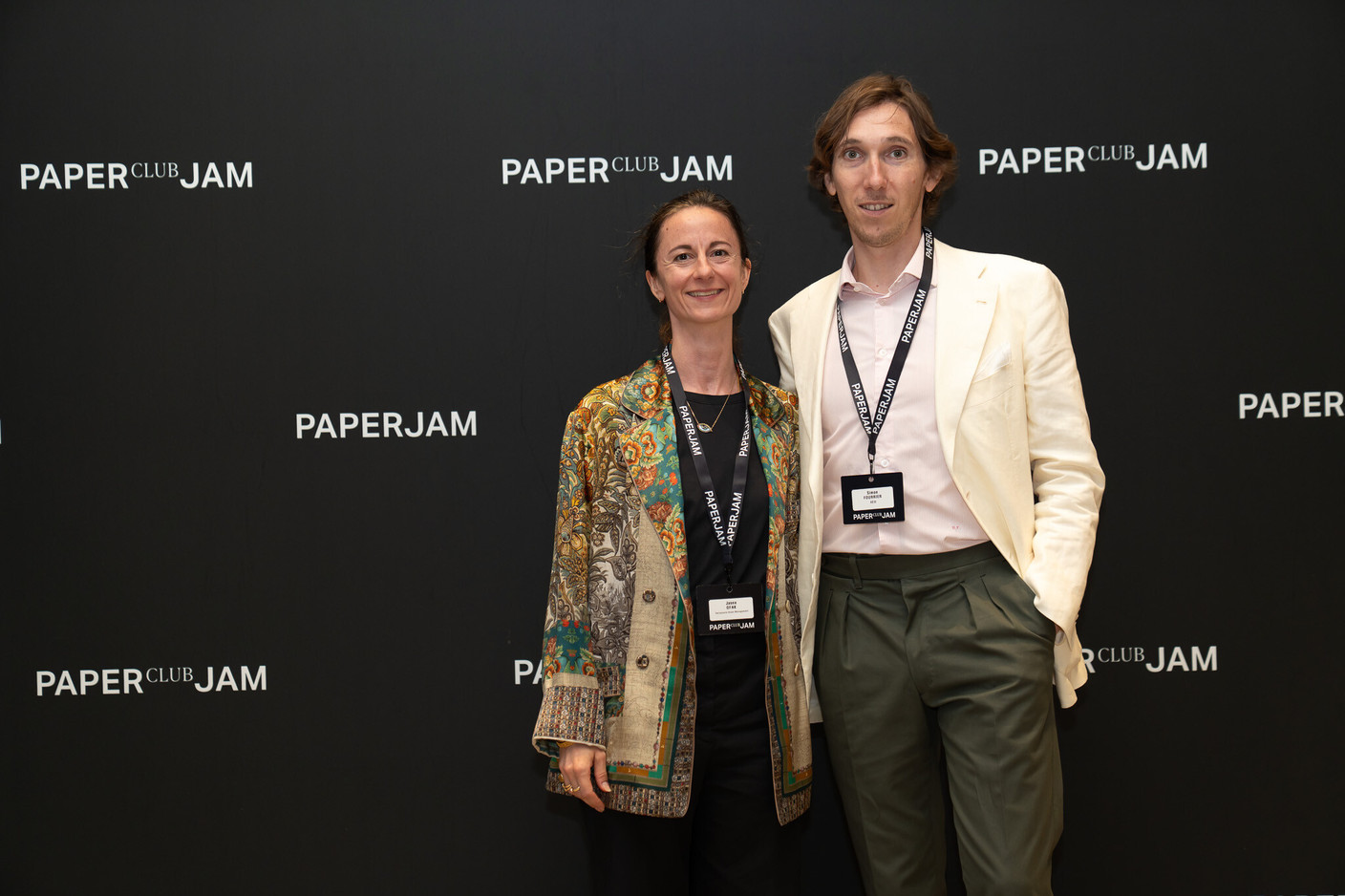 Jasna Ofak (Swisscanto Asset Management) and Simon Fourrier (AEW). (Photo: Janel Studio/Paperjam)
