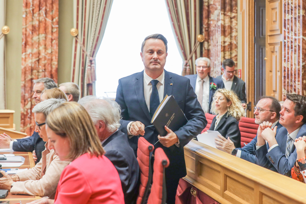 Prime minister Xavier Bettel gave his last State of the Nation speech of the current legislature on Tuesday 11 October. (Photo: Luc Deflorenne)