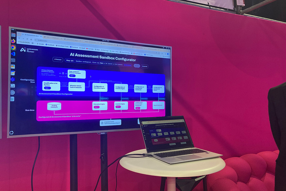 The AI Assessment Sandbox Configurator, a new open-source tool, was launched on Wednesday 10 June during the third edition of Nexus Luxembourg, at Luxexpo The Box. (Photo: Paperjam)