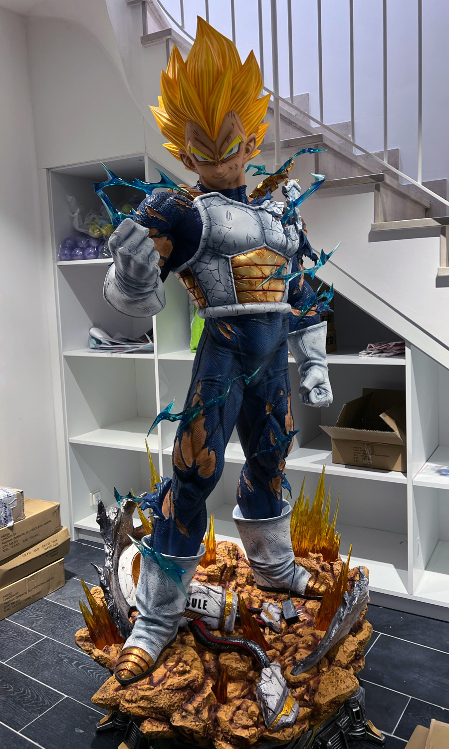 Dragon Ball is given pride of place with this life-size statue.  Photo: Emilio Naud/Maison Moderne