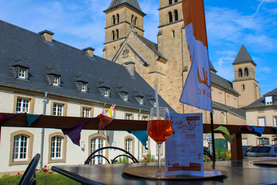 The Trifo Apéro takes place in the historic centre of Echternach, right next to the basilica and the abbey.  Photo: Trifolion