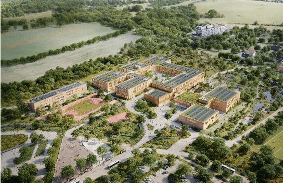 A first glimpse of the international school and boarding school project at Mondorf-les-Bains. (Photo: Ministry of Public Works)