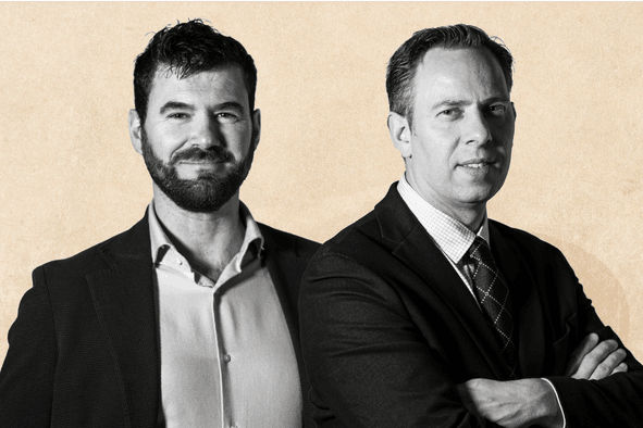 Riccardo Zorzetto , client relationship director – head of private equity at IQ-EQ Luxembourg & Richard Behmer, head of private wealth at IQ-EQ Luxembourg Credit: Crossfire for Maison Moderne