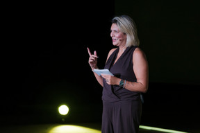 Elmira Najafi (Alinea Bookshop). (Photo: Jan Hanrion/Paperjam)