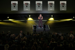 Elmira Najafi (Alinea Bookshop). (Photo: Jan Hanrion/Paperjam)
