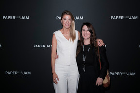 Stéphanie Damgé and Lucie Barberini-Haas (Chamber of Commerce). (Photo: Jan Hanrion/Paperjam)