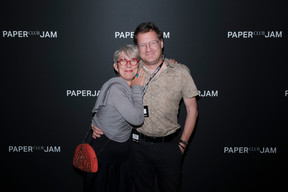 Anne-Claire Delval (Anne-Claire Delval) and Jean-Michel Gaudron (Luxinnovation). (Photo: Jan Hanrion/Paperjam)