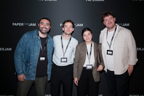 Vincent Romano (korr), Jules Lesuisse (Brouwers Immobilière), Jülidé Eris (BBI) and Jamie Ferris (Brouwers Immobilière). (Photo: Jan Hanrion/Paperjam)