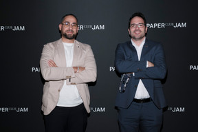 Abdallah Guarssifi and Jimy Weyders (JW Partner). (Photo: Jan Hanrion/Paperjam)