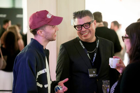 Antoine Lesch (Are We Friends?) and Christian Pearson (Sumo!). (Photo: Jan Hanrion/Paperjam)