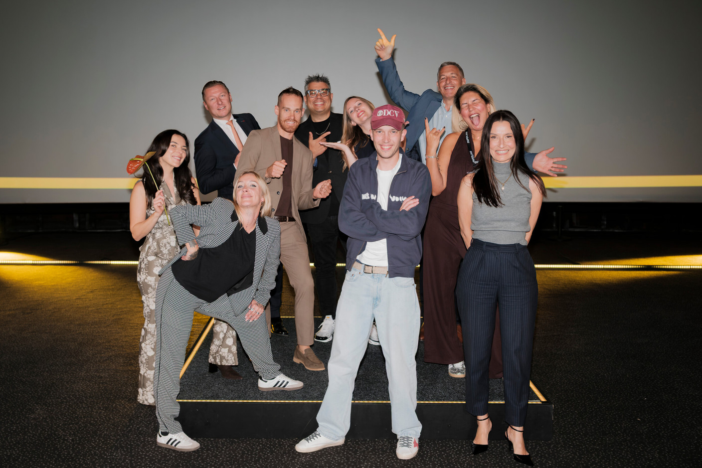 Kathlyn Claire F. Wohl (Infiiorata), Adrien Denoyelle (Lux Auction), Steven Boulot (Rétromobile), Christian Pearson (Sumo!), Aurore Jurga (Belair Psychology Practice), Jacques Piroux (ACT Today/LëtzEcoBuild), Elmira Najafi (Alinea Bookshop), Laurren Prieur (Fenêtre sur Cour), Antoine Lesch (Are We Friends?) and Türkan Dagli (Dagli+ Architecture Studio). (Photo: Jan Hanrion/Paperjam)