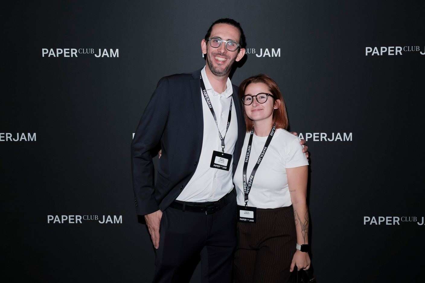 Maxime Lissmann (Buro Partner) and Camille Bourget. (Photo: Jan Hanrion/Paperjam)