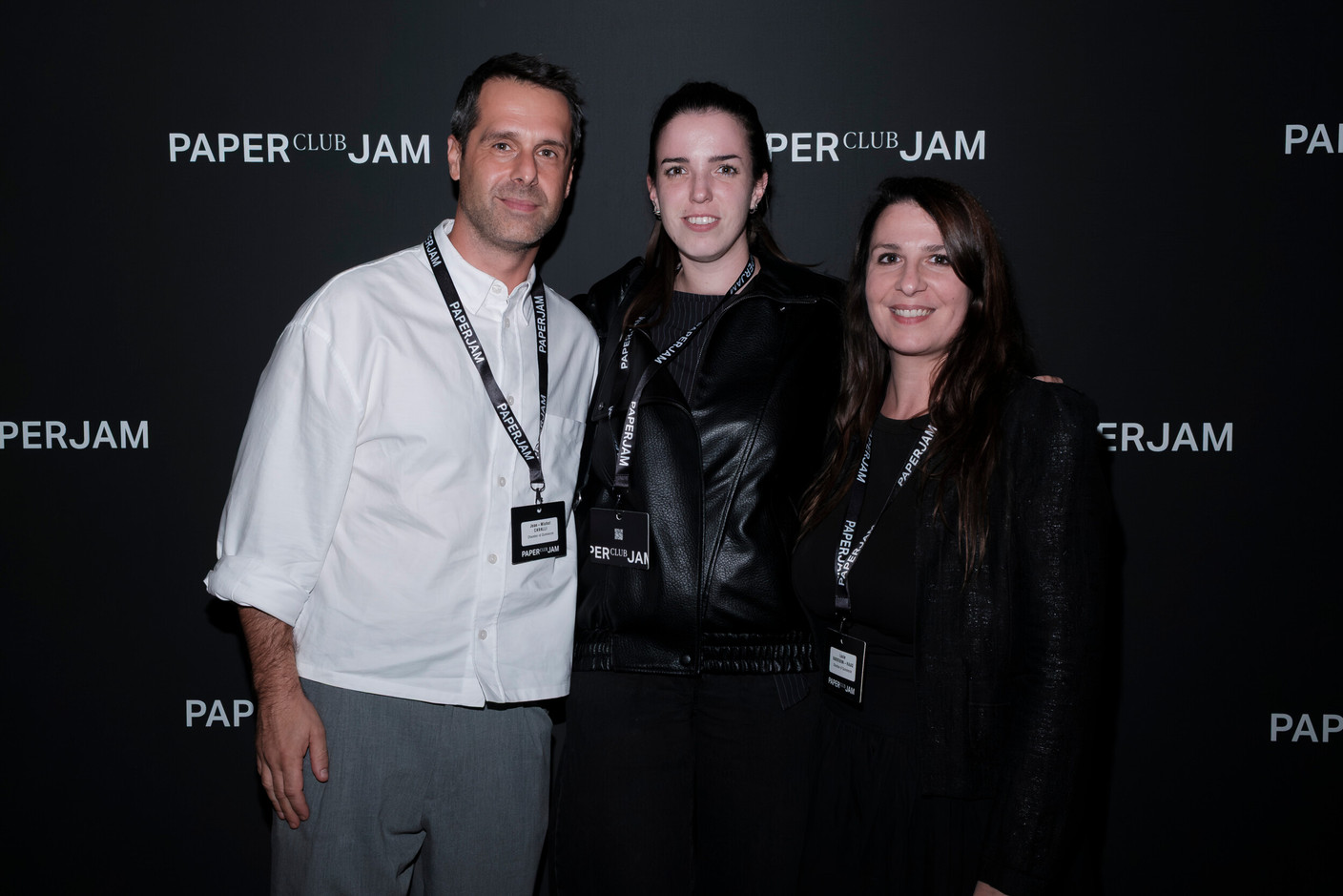 Jean-Michel Cavalli, Clara Breme and Lucie Barberini-Haas (Chamber of Commerce). (Photo: Jan Hanrion/Paperjam)