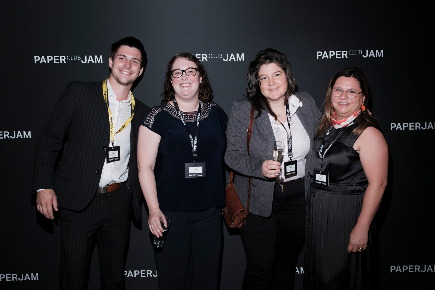 Florent Dubin (Paperjam Club), Liz Parsons, Sarra Mouhli (Mouhli Law) and Emine Krier Gul (Cross Cultural Coaching & Consulting). (Photo: Jan Hanrion/Paperjam)
