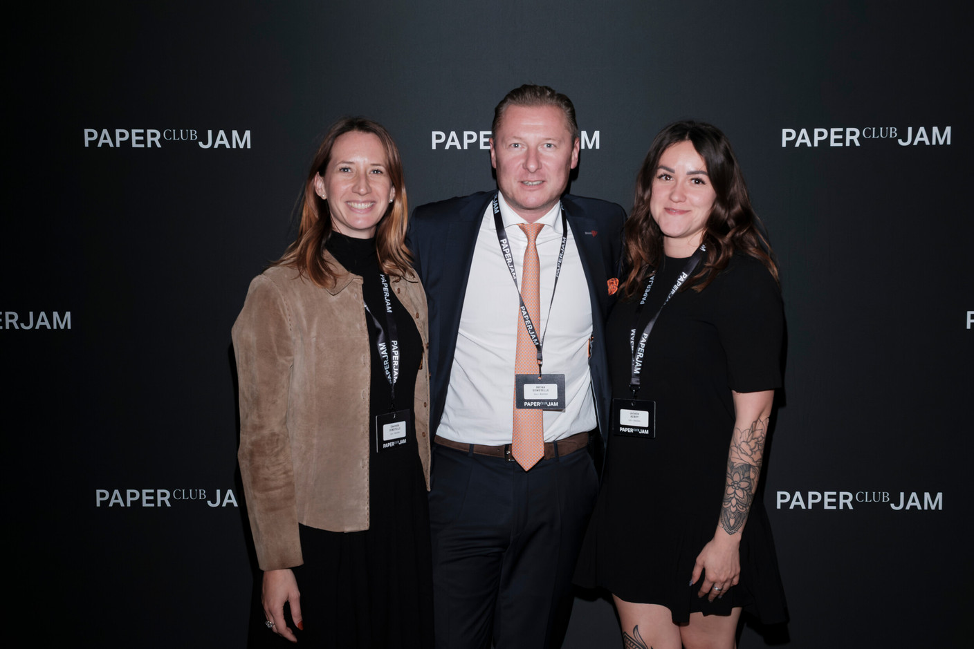 Charlotte Denoyelle, Adrien Denoyelle and Juliette Aubry (Lux-Auction). (Photo: Jan Hanrion/Paperjam)
