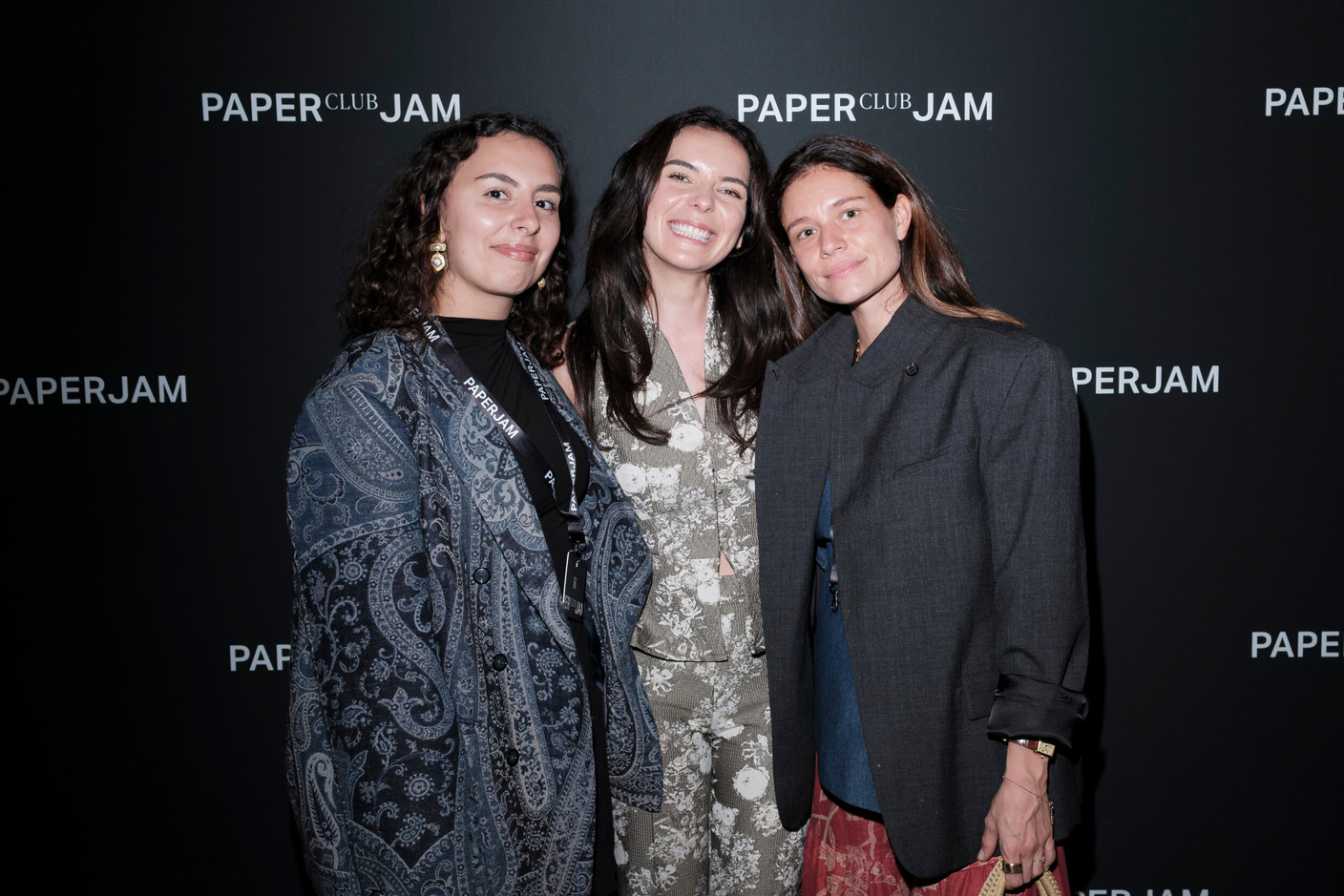 Ludivine Piroux, Kathlyn Claire F. Wohl (Infiiorata) and Debbie Kirsch (Devi Studios). (Photo: Jan Hanrion/Paperjam)