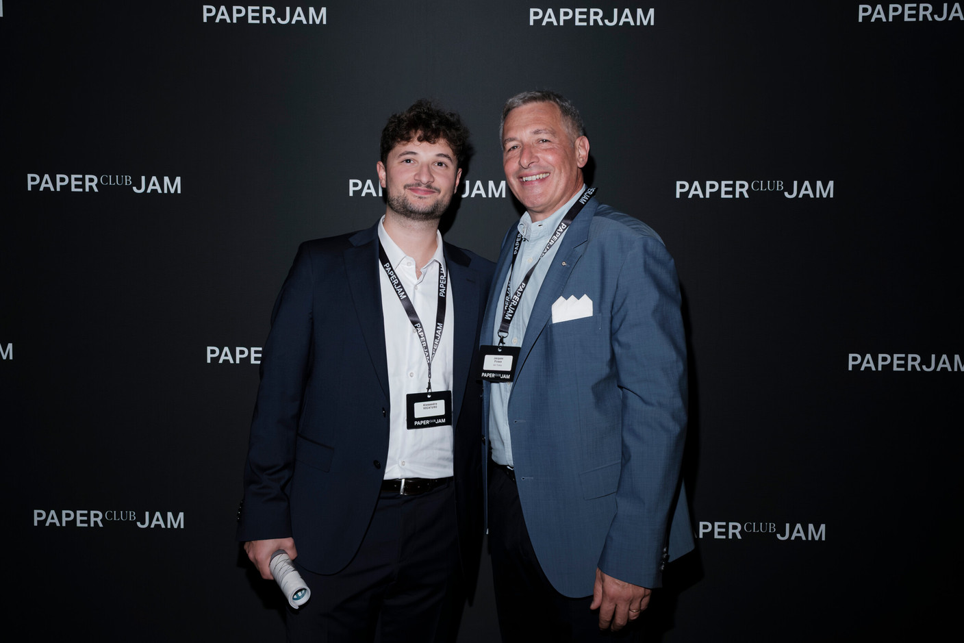 Alessandro Vocaturo and Jacques Piroux (Act Today). (Photo: Jan Hanrion/Paperjam)