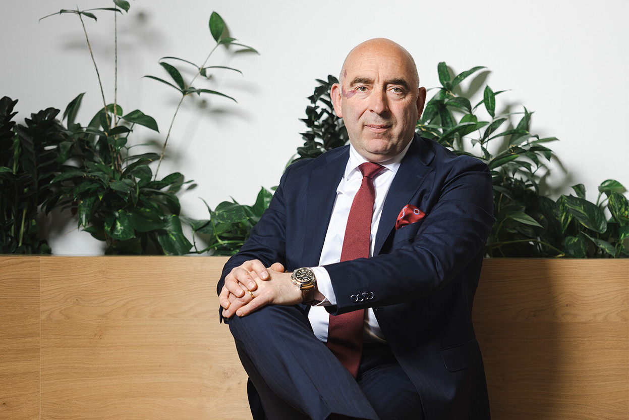 Andrews Goethals, Deputy CEO of Swiss Life Luxembourg, is leveraging innovation and intergenerational planning to support the Great Wealth Transfer. (Photo: Romain Gamba)