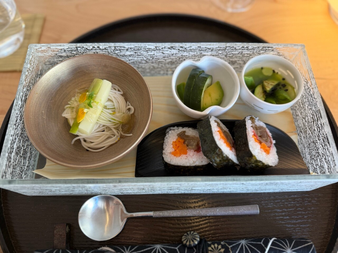 At Ryodo, the midday lunch menu features a gourmet-style bento. (Photo: Paperjam)