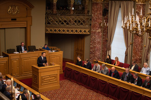 Le dernier discours sur l’état de la Nation tenu par Xavier Bettel (DP) à la Chambre des députés s’était déroulé à l’automne 2019. (Photo: Nader Ghavami)