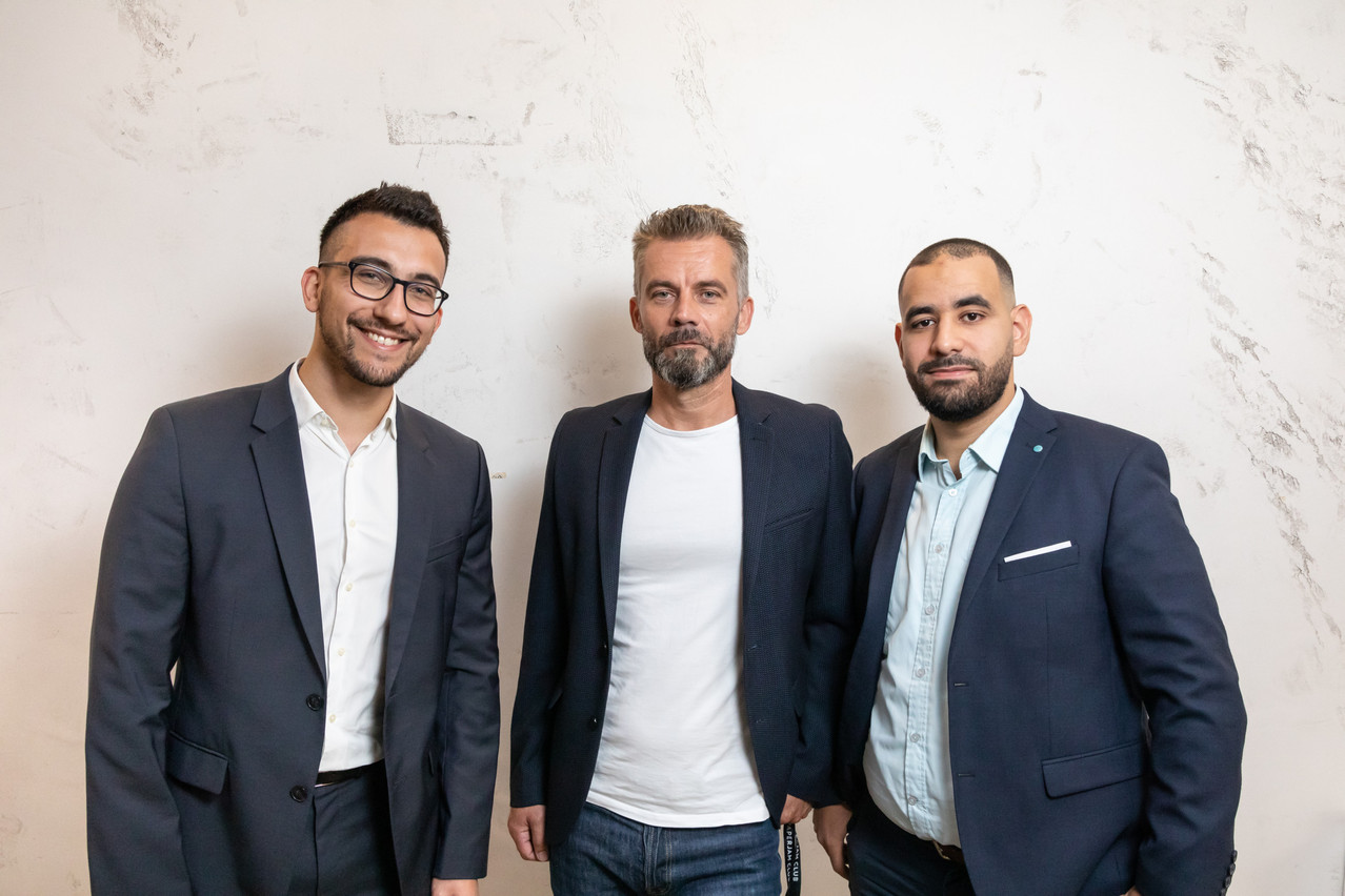 Paul De Vuono, Olivier Nardi and Said Ait Den Daoud (Clarify Consulting): “The Paperjam + Delano Business Club is a key player in Luxembourg’s media landscape: we joined it in order to gain visibility and find new business partners and customers.” (Photo: Maison Moderne)