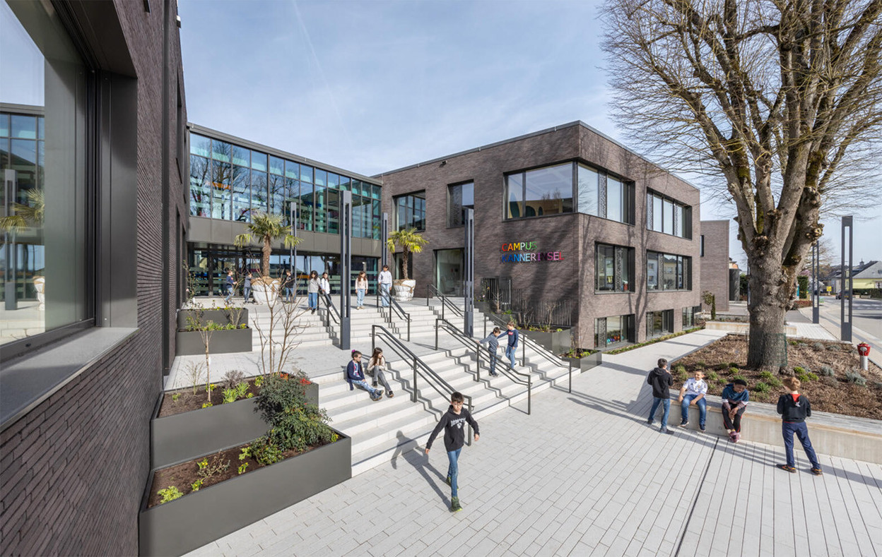 The new campus will provide education for both primary and secondary schools. Illustration: Steve Troes/Metaform Architects