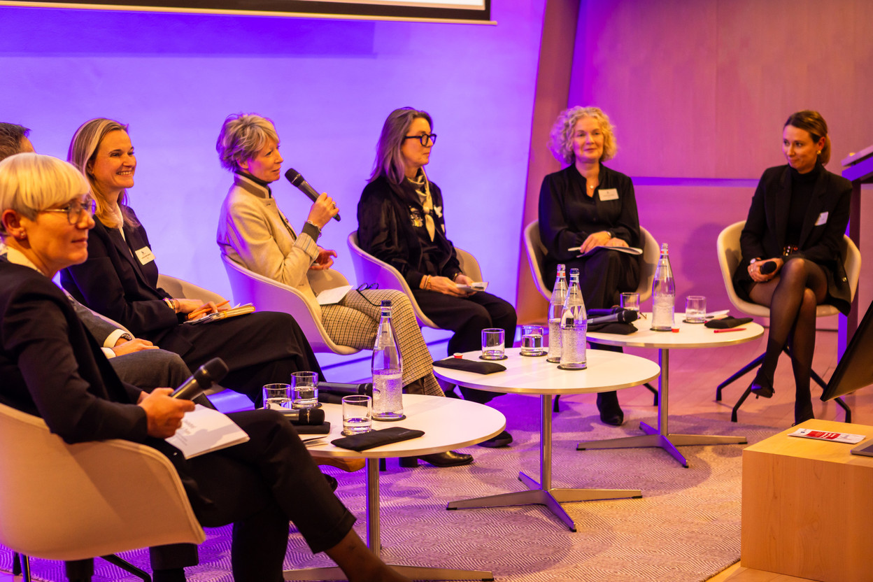 HRCommunity.lu brought together companies and institutions at the Banque de Luxembourg on Monday for a round table dedicated to the employment of senior citizens. (Photo: Olivier Dessy)
