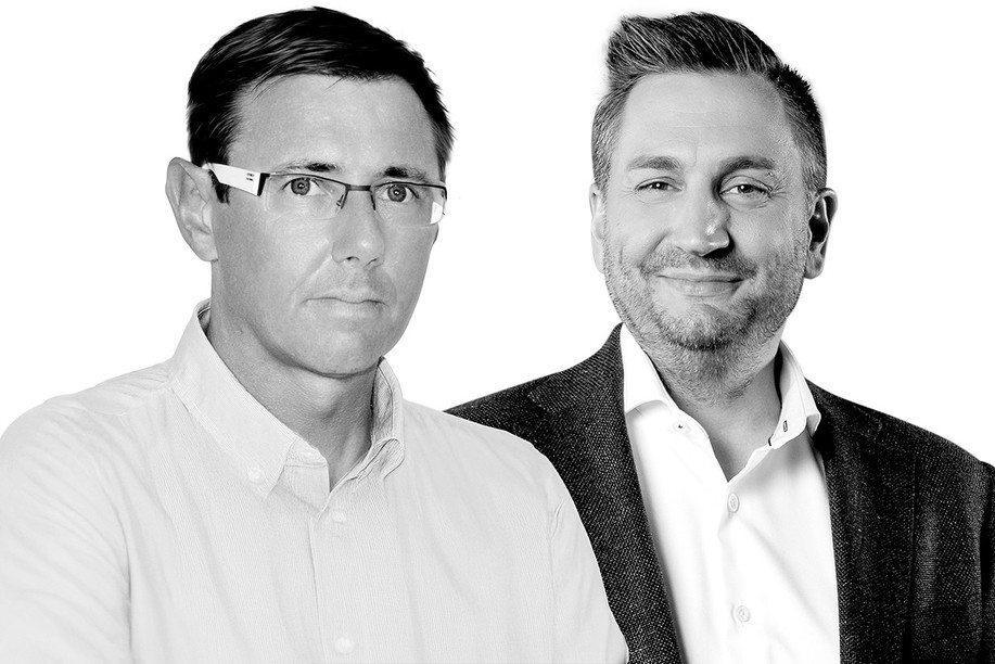 Loïc Didelot (on the left), CEO and Patrick Berg, head of cybersecurity at Mixvoip.  Photo: Olivier Minaire/Mixvoip