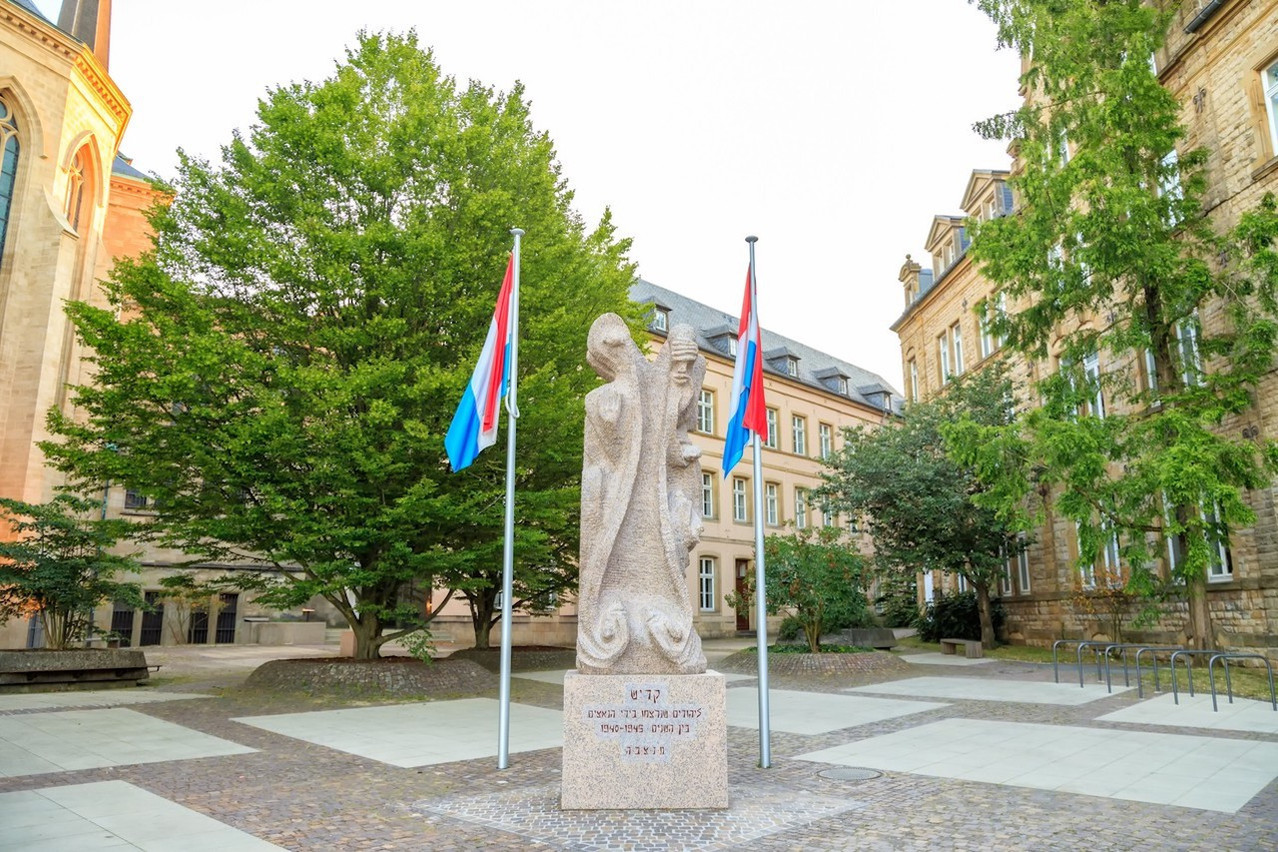 Luxembourg’s memorial to the victims of the Holocaust, by Shelomo Selinger, was unveiled in 2018.  Shutterstock