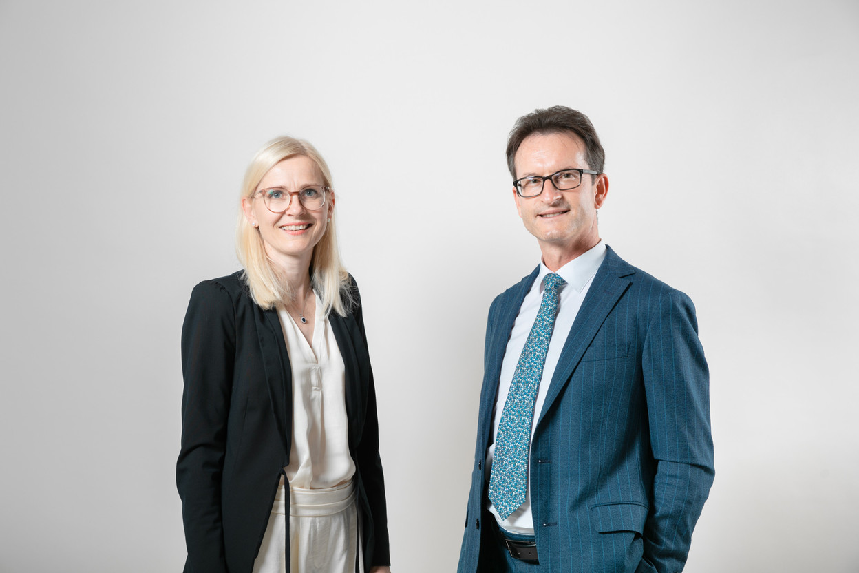 Cindy Tereba and Carlo Thelen serve as director international affairs and general director, respectively, of the Luxembourg Chamber of Commerce Romain Gamba / Maison Moderne