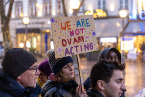 The march was organised by the International Women’s Day (JIF) platform Photo: Romain Gamba