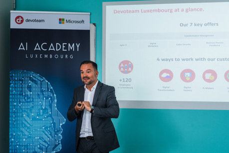 «Nous offrons désormais un programme sur mesure pour mieux répondre à la demande croissante sur le marché», explique Wilfrid Lagrange, country manager au sein de Devoteam Luxembourg. (Photo: Nader Ghavami)