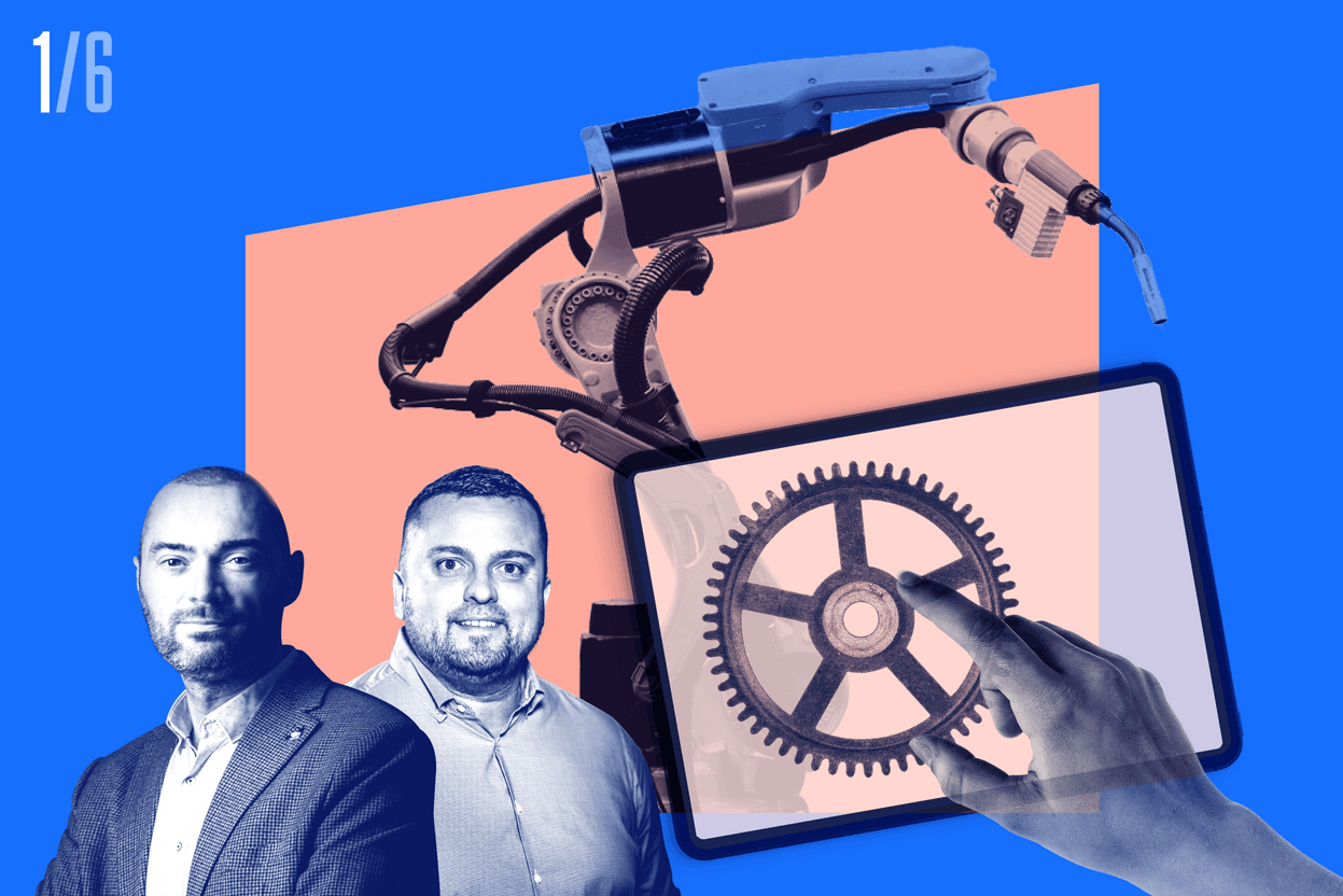 Entretien avec Loïc Jobert, Directeur Adjoint Relations Entreprises du Pôle Formation UIMM Lorraine, et Alexandre Piemont, Head of Operations à la House of Training. (Illustration: Maison Moderne; Photo: House of Training)