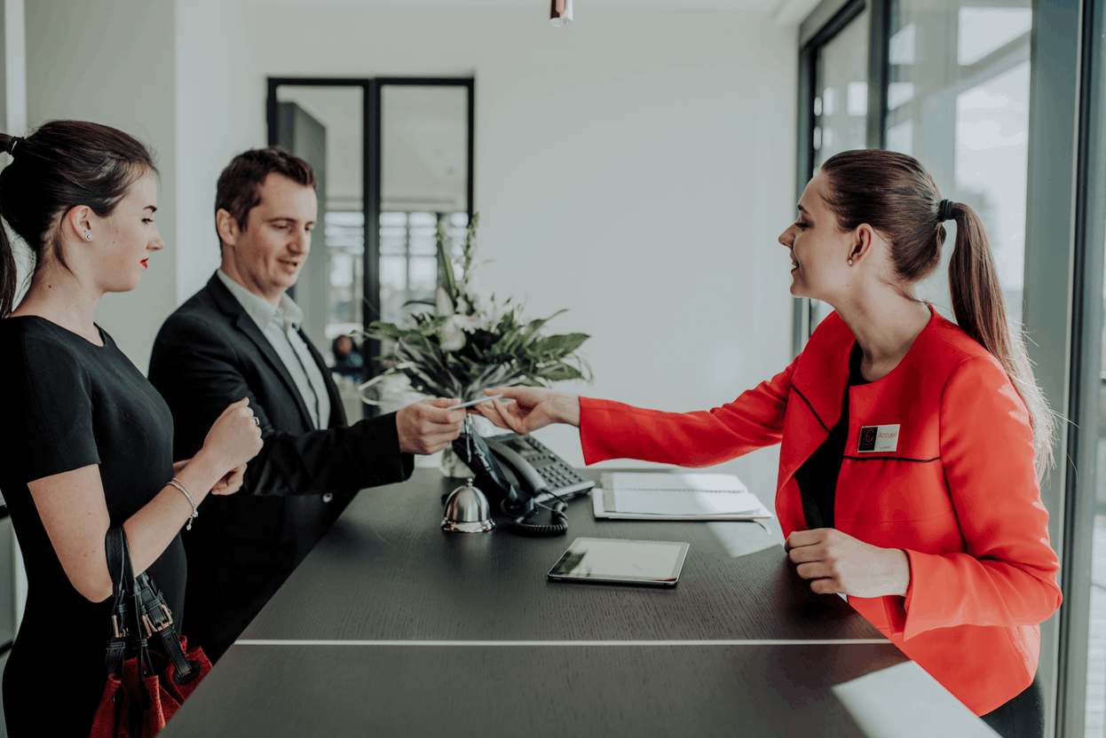 Le service Accueil, un enjeu à ne pas négliger Crédit: Samsic