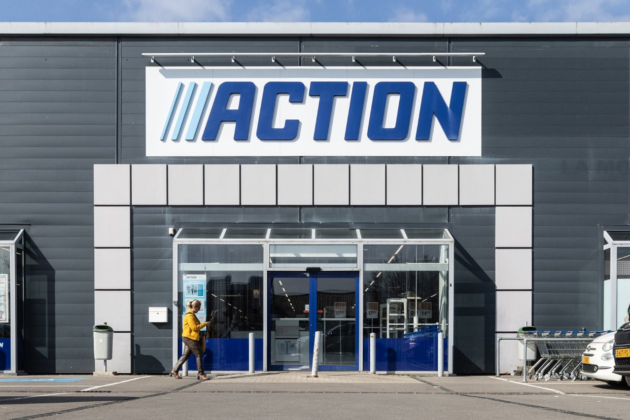 Active since 1993, the Dutch chain Action has been present in Luxembourg since 2015. Pictured is its shop in Sandweiler. Photo: Guy Wolff/Archives