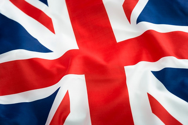 UK flag waving background franckreporter