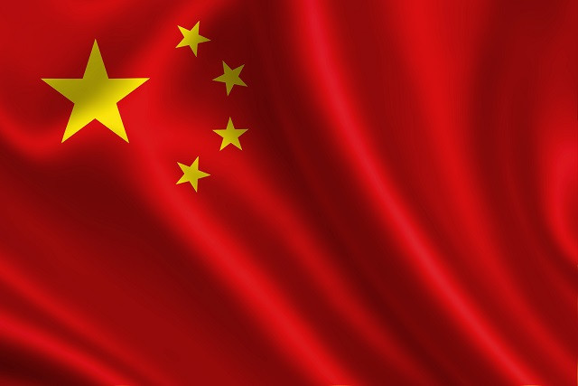 China flag. A series of "Flags of the world”. Lyxor ETF