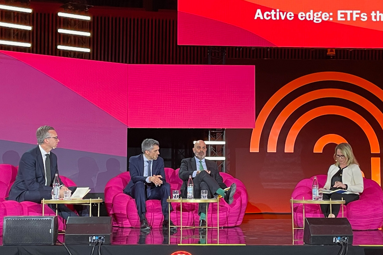 Sergio Venti, Partner at Deloitte suggested that ETFs are increasingly distributed through online platforms, robo-advisors, and neo-banks at ALFI’s Asset Management Conference on 24 March 2026. Photo: Sylvain Barrette