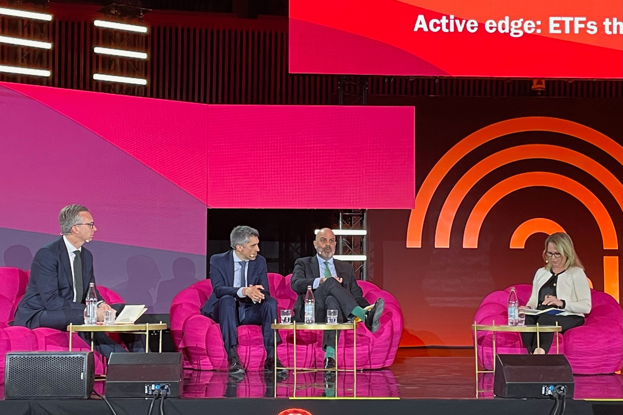 Sergio Venti, Partner at Deloitte suggested that ETFs are increasingly distributed through online platforms, robo-advisors, and neo-banks at ALFI’s Asset Management Conference on 24 March 2026. Photo: Sylvain Barrette