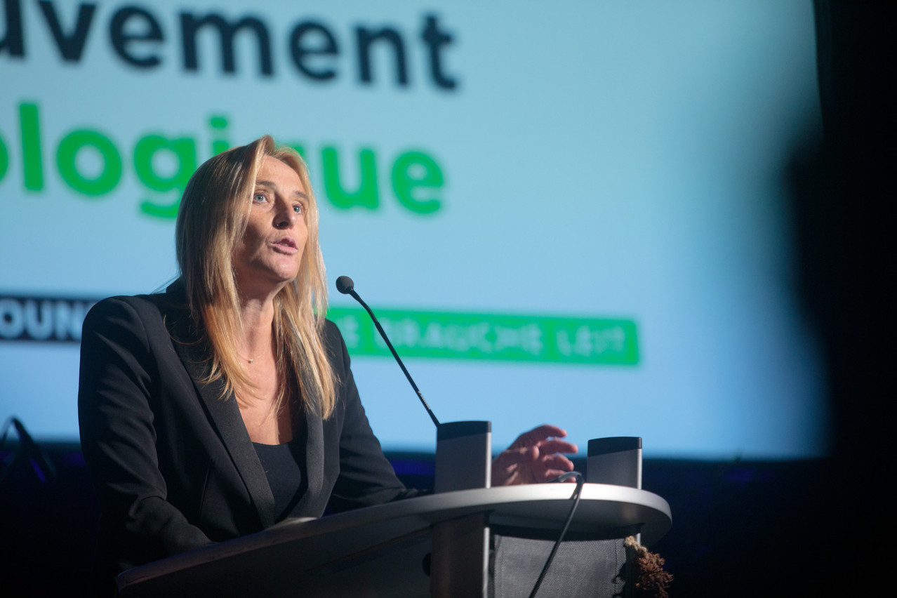 Blanche Weber, president of the Mouvement Ecologique, which has pledged to continue its fight against the Google data centre in Bissen Photo: Matic Zorman