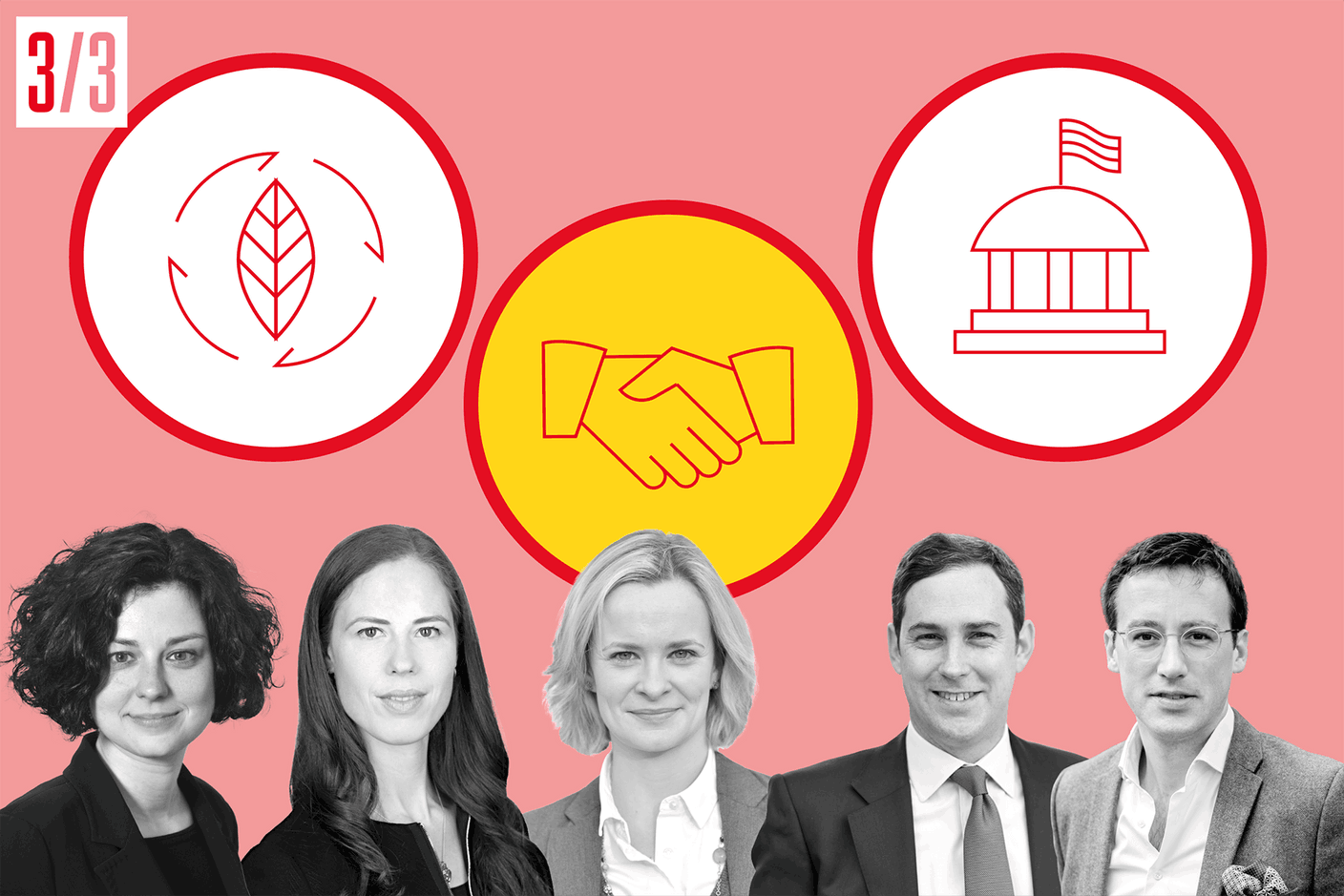 Ursula Marchioni (BlackRock), Ewa Jackson (BlackRock), Aurélie Ratte (MSCI), Carey Evans (BlackRock) & Victor van Hoorn (Eurosif). Maison Moderne
