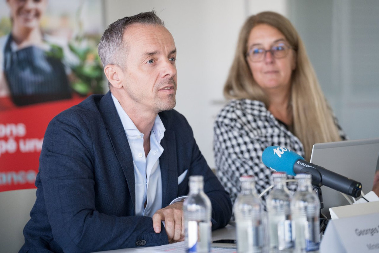 Minister of labor Georges Mischo (CSV) said the closing of the Adem agency in Dudelange was “a difficult decision to make.” Photo: Adem