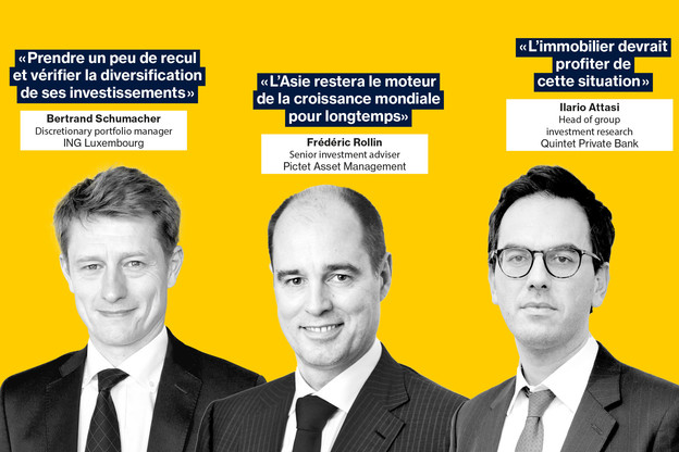 Trois experts de la banque privée livrent leurs conseils pour investir intelligemment en cette année. (Montage: Maison moderne)
