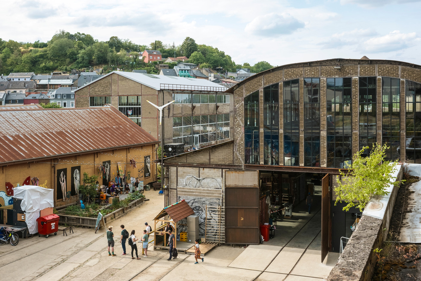In sub-category M, the jury unanimously selected two joint winners. Eric Marx has also been awarded a prize for the VEWA Creative Space in Dudelange. (Photo: Serge Ecker)