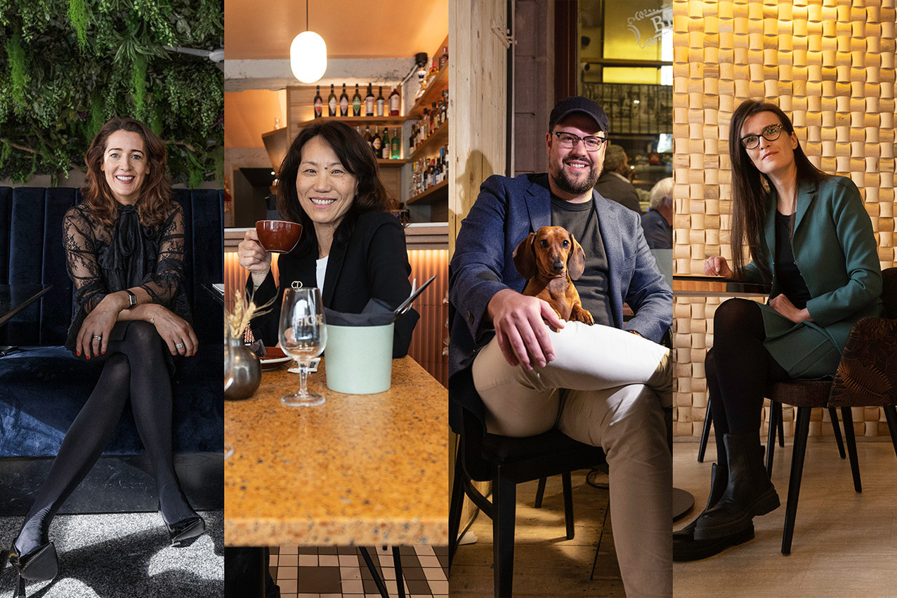 Sinéad O’Donnell, Isabel Høg-Jensen, Laurent Hengesch and Zuza Reda-Jakima shared their favourite spot for an afterwork hangout. Photos: Guy Wollf / Maison Moderne. Montage: Maison Moderne