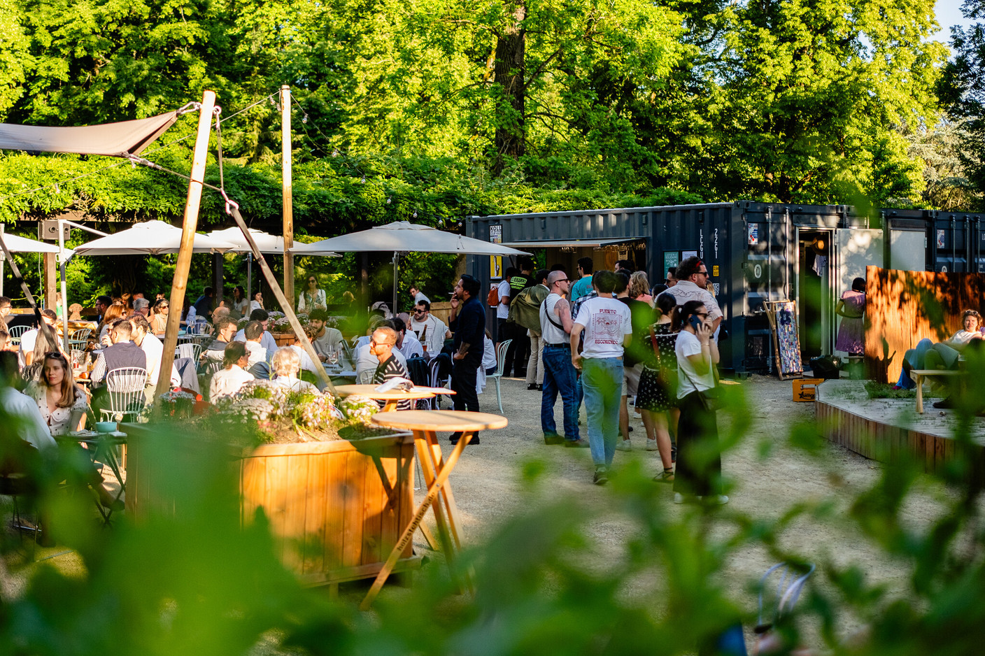 Created as part of the Luga Festival, the concept behind Mikrokosmos is to blend music, nature, and culture. Photo: Laurent Sturm